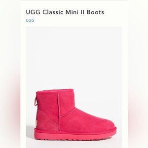 Womens Ugg Boots Size 8 EEUC Pink.